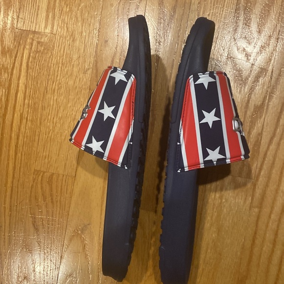 Speedo Stars and Stripes men’s slides, size 11 - Picture 3 of 5